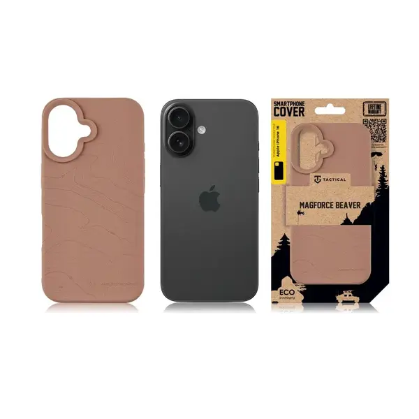 Zadní kryt Tactical MagForce Beaver pro Apple iPhone 16, mocha mousse