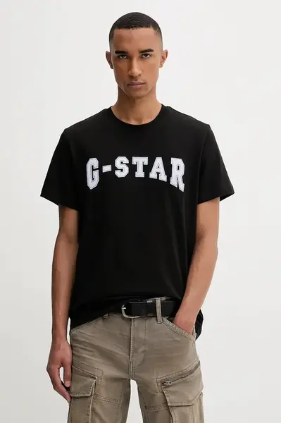 G-Star  Bavlněné tričko  Felt logo