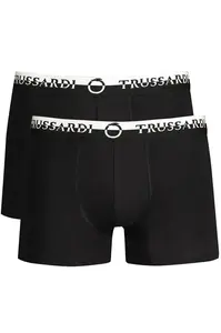 TRUSSARDI MEN'S BLACK BOXER