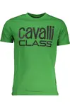 Zelené pánské triko Cavalli Class