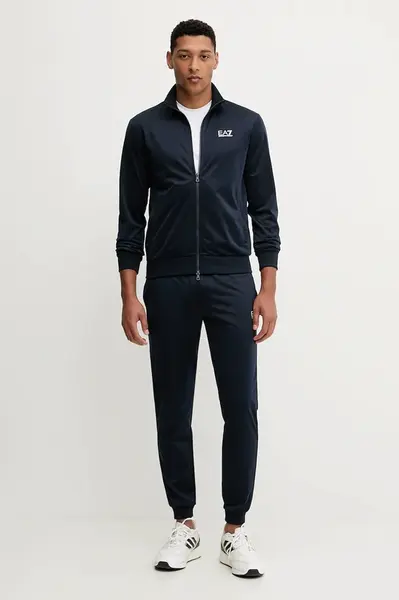 Tepláková souprava EA7 Emporio Armani pánská, černá barva, PJHCZ.8NPV65