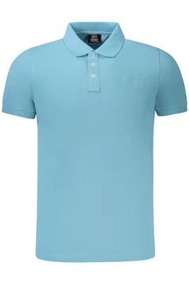NORWAY 1963 MEN'S SHORT SLEEVE POLO SHIRT BLUE