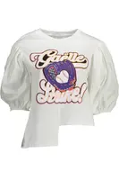 Bílé tričko Gaelle Paris s 3/4 rukávy