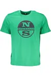 NORTH SAILS GREEN MEN'S SHORT SLEEVED T-SHIRT