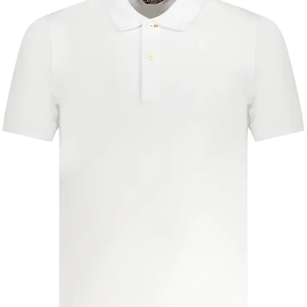 K-WAY POLO SHORT SLEEVES MEN WHITE