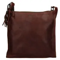 Dámska kožená kabelka Justified Lindas - hnedá