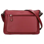 Dámska kožená crossbody kabelka Hexagona Violla - vínová