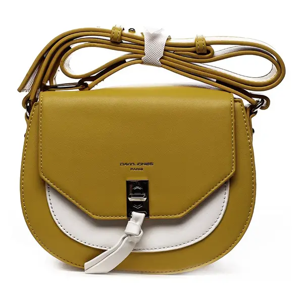 Dámska crossbody kabelka David Jones Tamara - žltá
