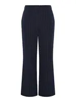 PIECES Nohavice 'BOZZY'  námornícka modrá / biela