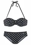 LASCANA Bikiny  čierna / biela