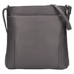 Dámská kožená crossbody kabelka Italia Emma - tmavě šedá