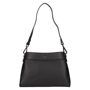 Dámská kožená kabelka Lagen Alethe - černá