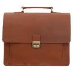 Pánská kožená aktovka Burkely Dean - koňak