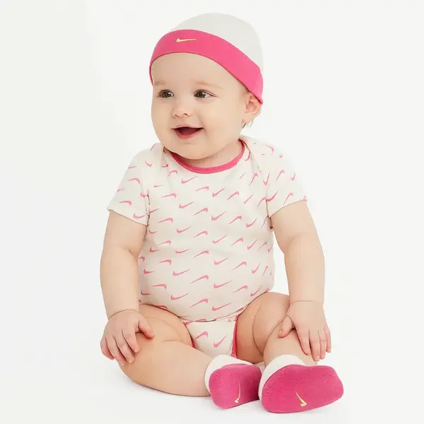 Nike  3pc swoosh set 6-12m