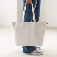 Dámska kožená kabelka Italia Zitta - biela