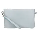 Dámska kožená plesová listová kabelka Italia Tea - svetlo modrá