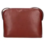 Kožená dámska crossbody kabelka Hexagona 111747 - hnedá