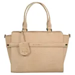 Dámska kožená kabelka Burkely Holle - béžová