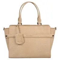Dámska kožená kabelka Burkely Holle - béžová