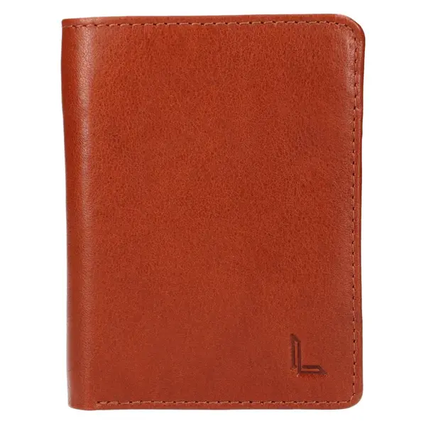 Pánska kožená peňaženka Lagen Flynn - koňak