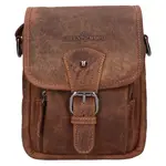 Pánska kožená taška cez rameno Greenwood Damian - světlo hnedá