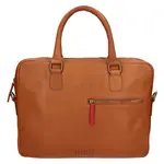 Pánska kožená taška na notebook Mustang Lucius - koňak