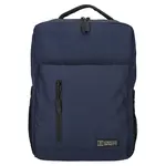 Moderný pánsky batoh Enrico Benetti Rosín, polyester, na notebook 15" − modrá 18l