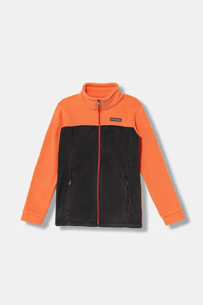 Dětská fleecová mikina Columbia Steens Mt tmavomodrá barva, hladká, 1510451