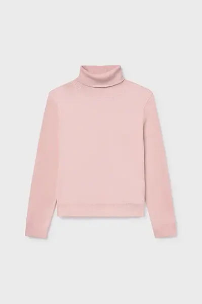 Svetr Mayoral růžová barva, s golfem, 345