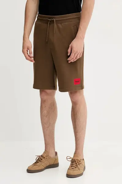 Bavlněné šortky HUGO Diz222