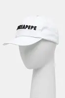 Bavlněná baseballová čepice Patrizia Pepe bílá barva, 8F0079 AB01