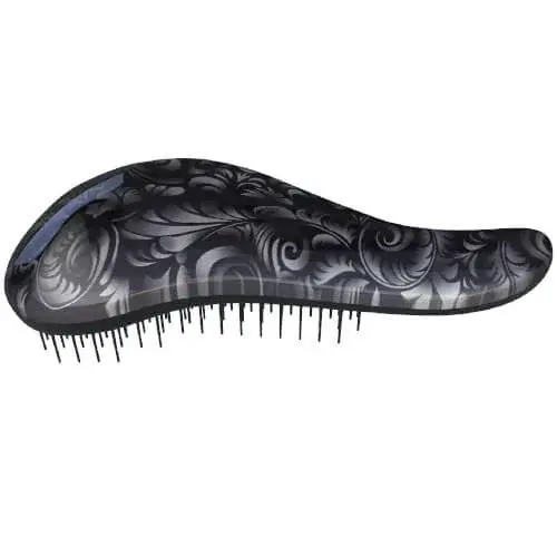 Dtangler Kartáč na vlasy s rukojetí Black Flower