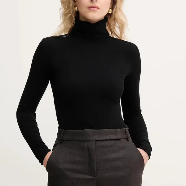 Svetr MAX&Co. dámský, tmavomodrá barva, s golfem, 2518361054200