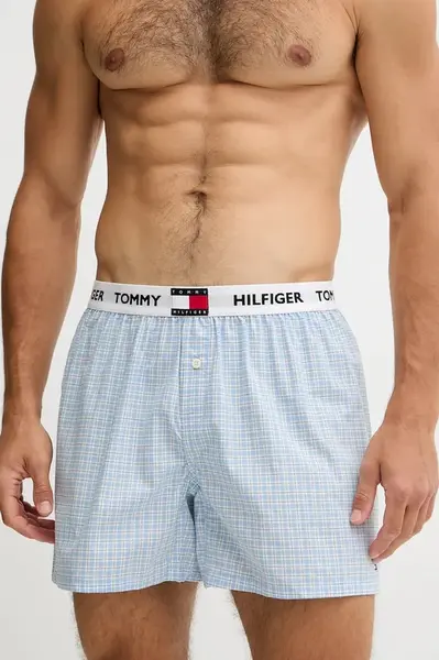 Bavlněné boxerky Tommy Hilfiger modrá barva, UM0UM03544