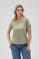 Marisse Women's T-Shirt L-Ts-4643 Olive