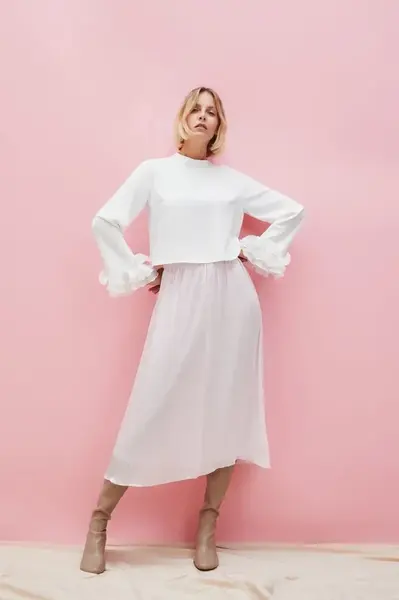 Marisse Women's Shirt Z-Ko-4529 Off White