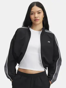 Under Armour UA Rival Swoven Jacket-BLK - Ladies