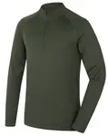 Husky  Merow zips M green, L Merino termoprádlo tričko