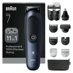 Braun Multifunkčný zastrihávač 11v1 Series 7 AIO7540 Dark Blue