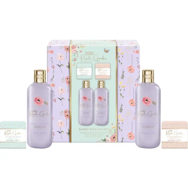 Baylis & Harding Royale Garden Lavender & Rose Hip Tea dárková sada do koupele