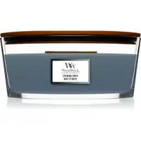 Woodwick Evening Onyx vonná svíčka s dřevěným knotem (hearthwick) 453 g