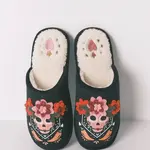 Pantofle women'secret HALLOWEEN černá barva, 4992539