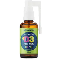 ALLNATURE Vitamín D3 pre deti s MCT olejom v spreji 50 ml