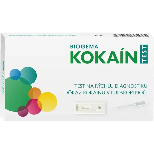 KOKAÍN TEST test na stanovenie drogy v moci 1 x 1 ks
