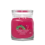 YANKEE CANDLE Signature Vonná sviečka 2 knôty Sparkling Winterberry 368 g