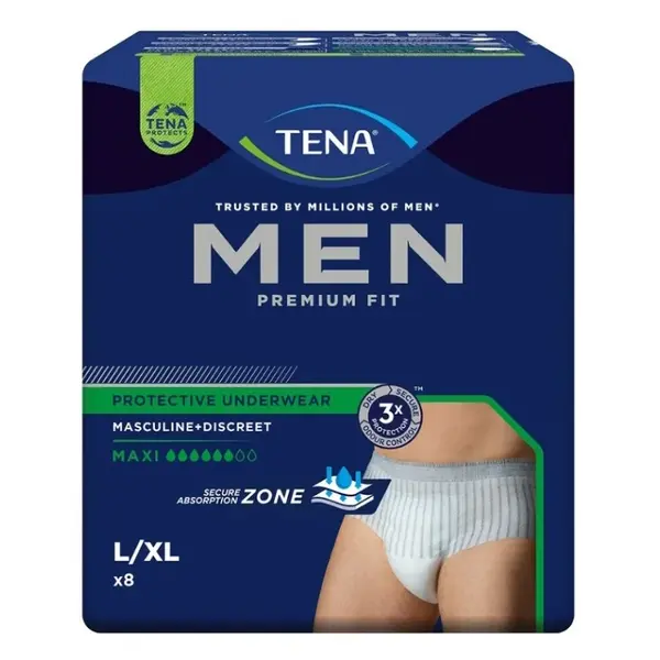 TENA Men protective underwear maxi L/XL 8 kusov