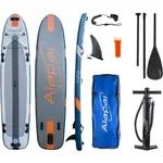 Alapai SAILOR 370 Nafukovací jednovrstvý paddleboard, tmavě šedá, velikost