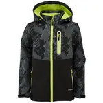 Lewro YASU Dětská softshellová bunda, tmavě šedá, velikost 116-122