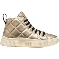 Geox J LAQUINNY Dívčí kotníkové boty, zlatá, velikost