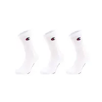 Champion 3PK CREW SOCKS Unisexové ponožky, bílá, velikost 43-46